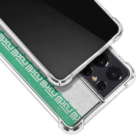 Iran Flag Distressed Galaxy S21 Ultra 5G Clear Case